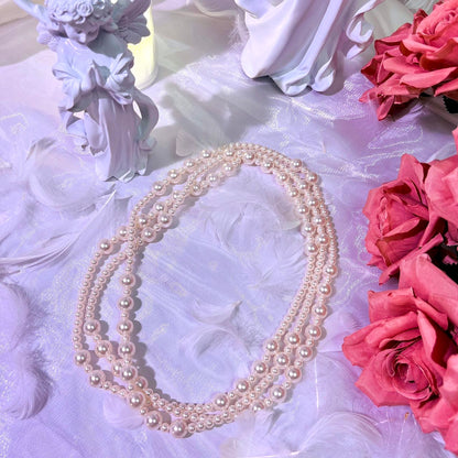 Vintage Multi-Layer Pearl Necklace