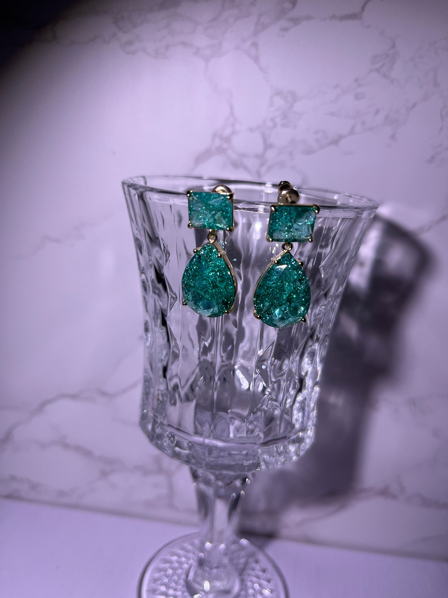Emerald earrings