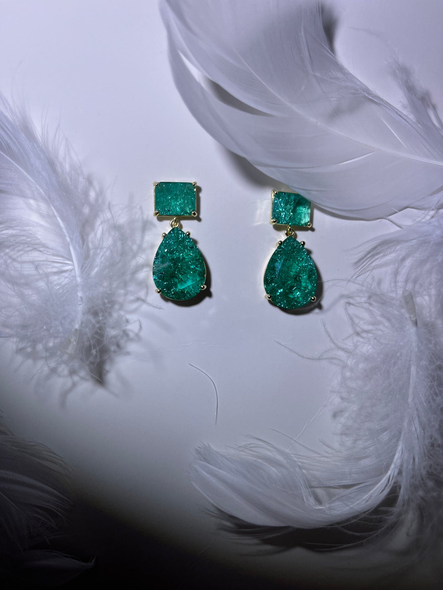 Emerald earrings