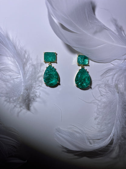 Emerald earrings