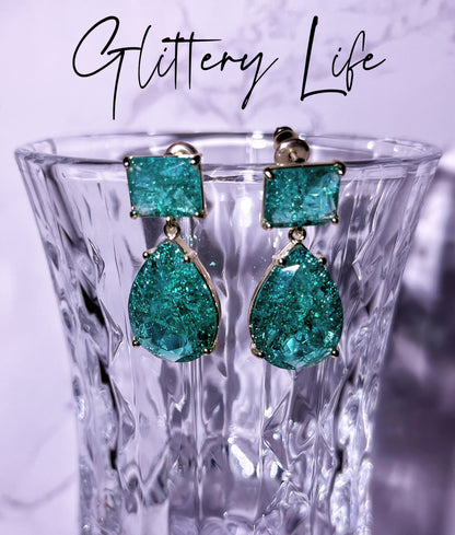 Emerald earrings