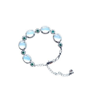 Moonlight White Jade Bracelet