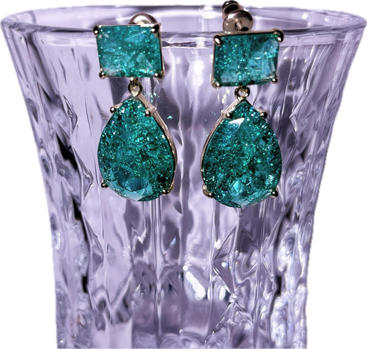 Emerald earrings